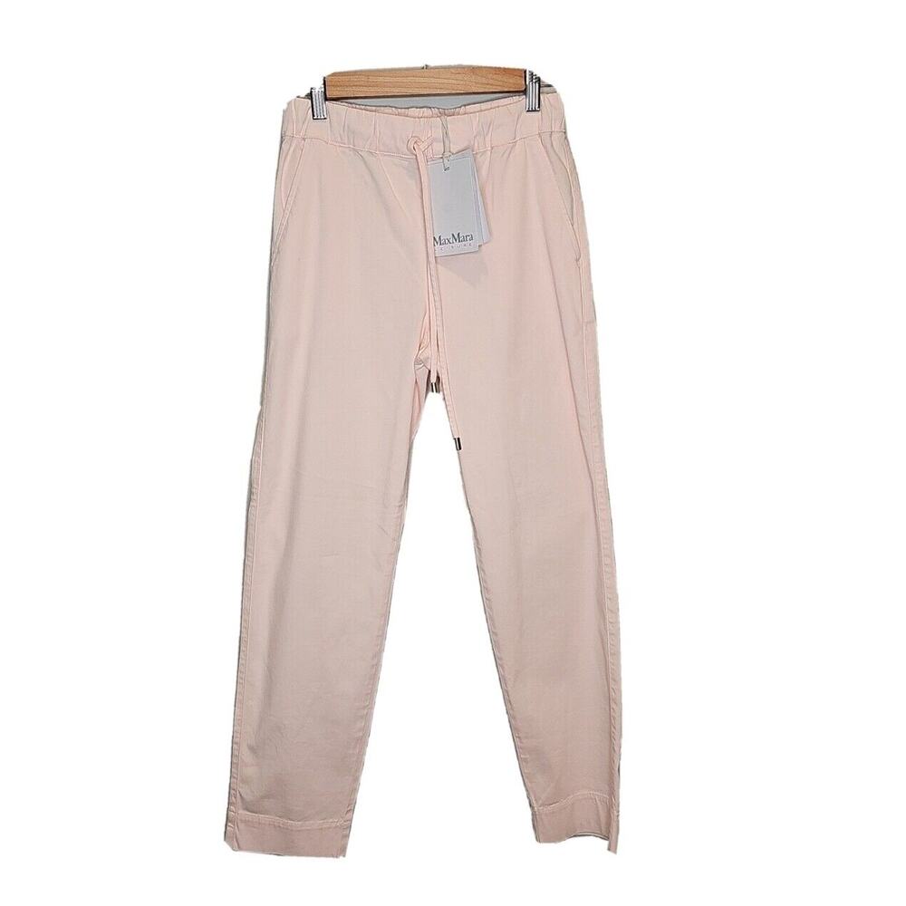 MaxMara Leisure Women's Pink Terreno Pull On Drawstring Pants Size 36‎ (US 2)